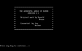 The title screen