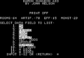 Selecting monster attributes to display