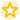Radiant gold star