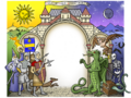 Artwork by Williams created for the Eamon Wiki login page.