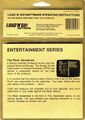 Back of River Adventure packaging