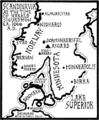 Regional map by Mark Rogers